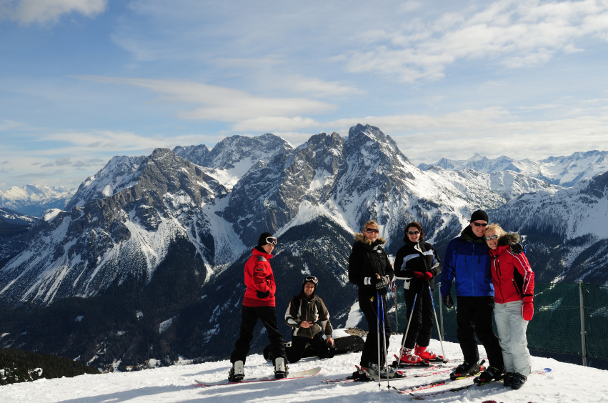 горные лыжи в Австрии